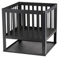 Eldstad 40 x 40 x 40 cm Svart Dangrill